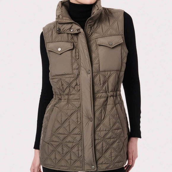 Bernardo Glamp Utility Puffer Vest BRAND NWT! NEVER WORN! MSRP $140 - Picture 1 of 12